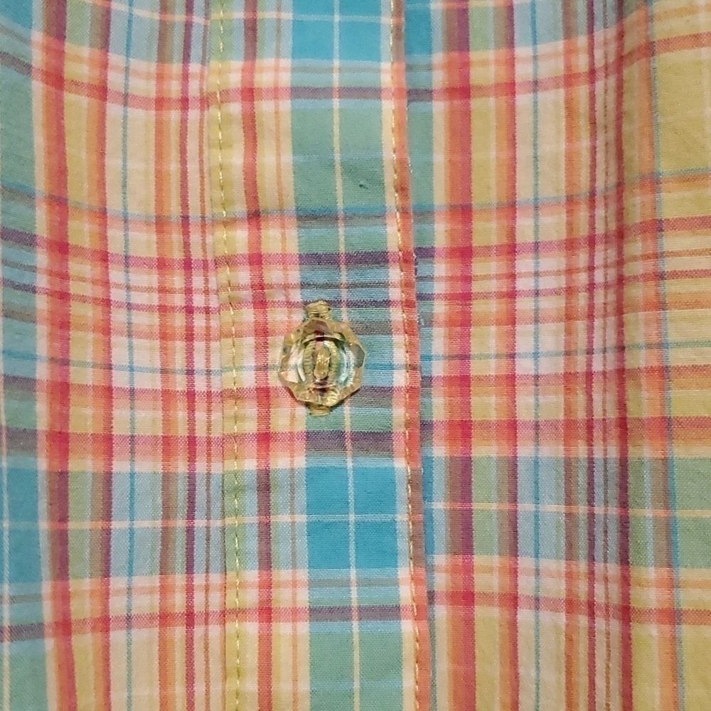 Twenty X Women's Tailored Fit Plaid Button Down Shirt Size Large - Picture 4 of 14